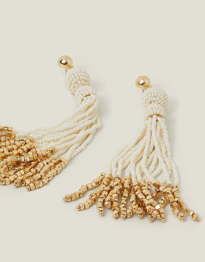 Tassel Drop Earrings, , large