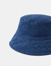 Denim Heart Bucket Hat, , large