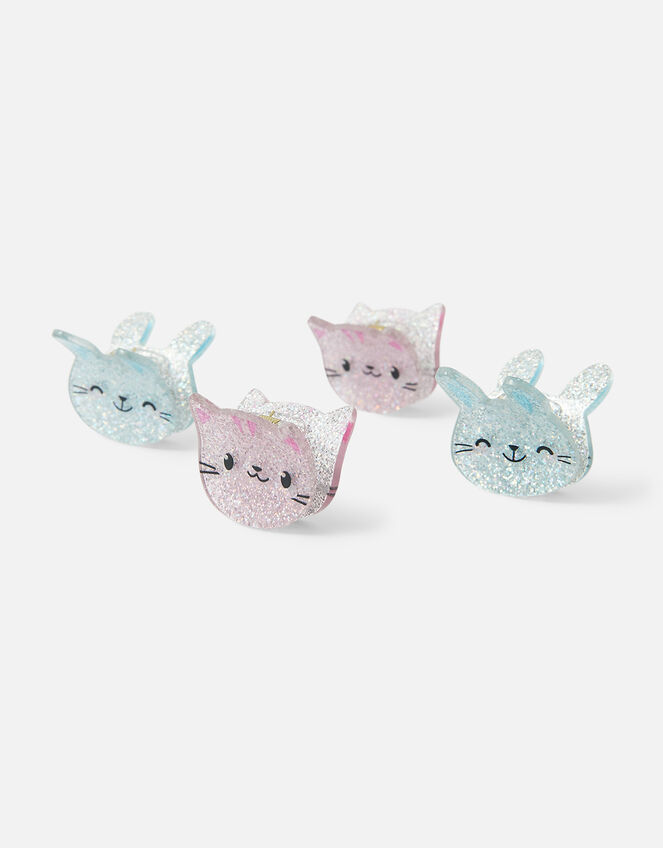 Girls Character Claw Clip 4 Pack, , large