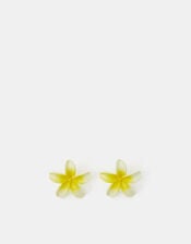 Tropical Flower Stud Earrings, , large
