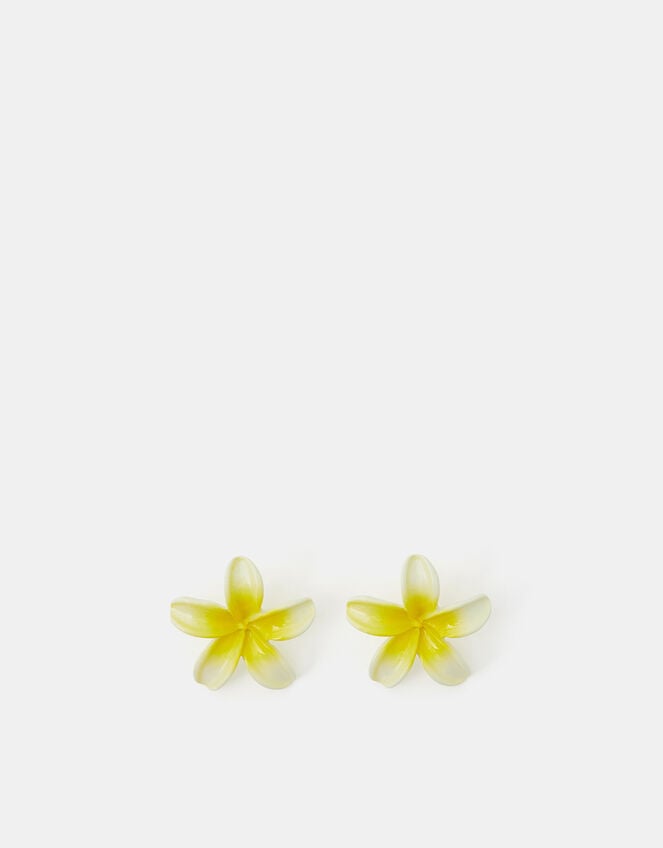 Tropical Flower Stud Earrings, , large
