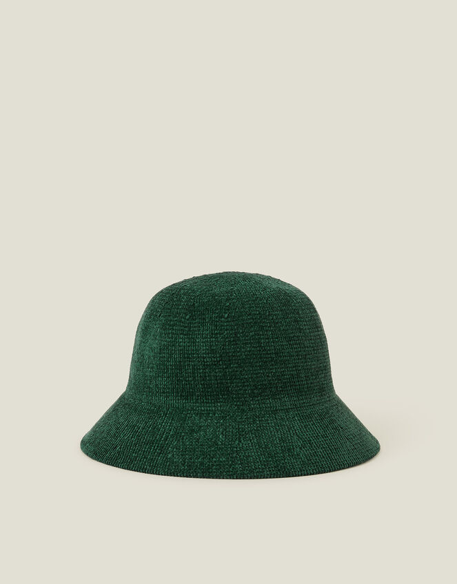 Chenille Bucket Hat, Green (GREEN), large