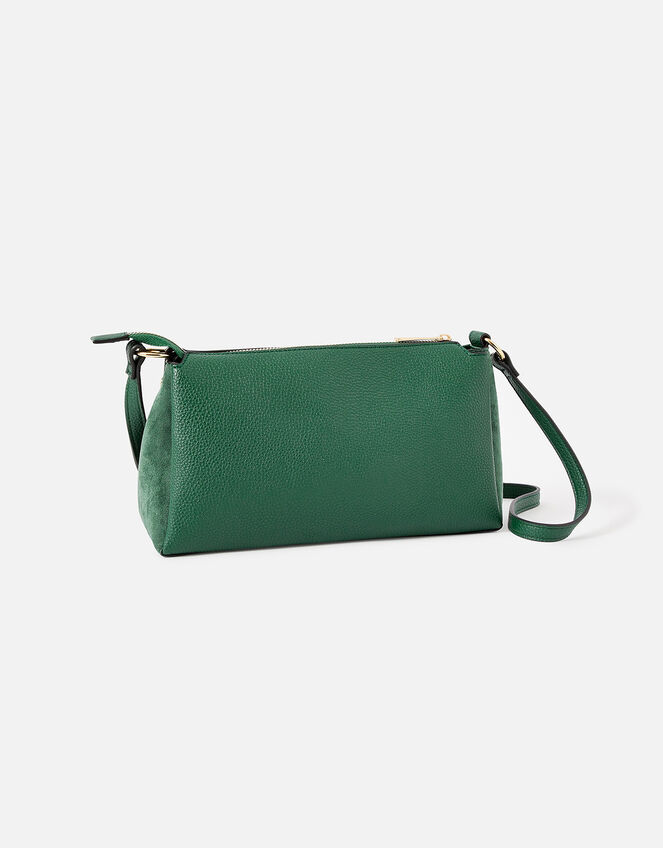 Sofia Suedette Cross Body Bag, Green (GREEN), large