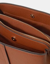 Webbing Strap Crossbody Bag , Tan (TAN), large