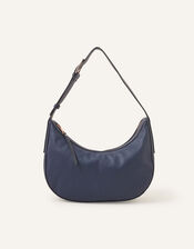 Scoop Shoulder Bag, Blue (NAVY), large