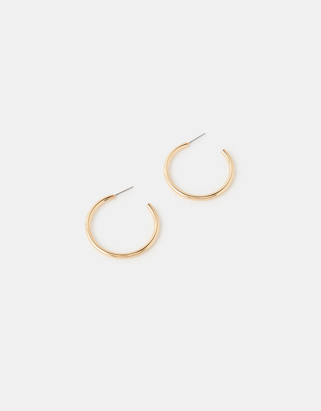 Medium Tube Hoop Earrings, , large