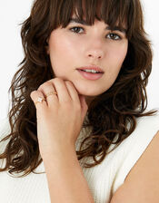 Romantic Ramble Enamel Ring Set, Multi (BRIGHTS-MULTI), large