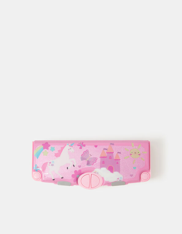 Girls Unicorn Pop-Out Pencil Case, , large