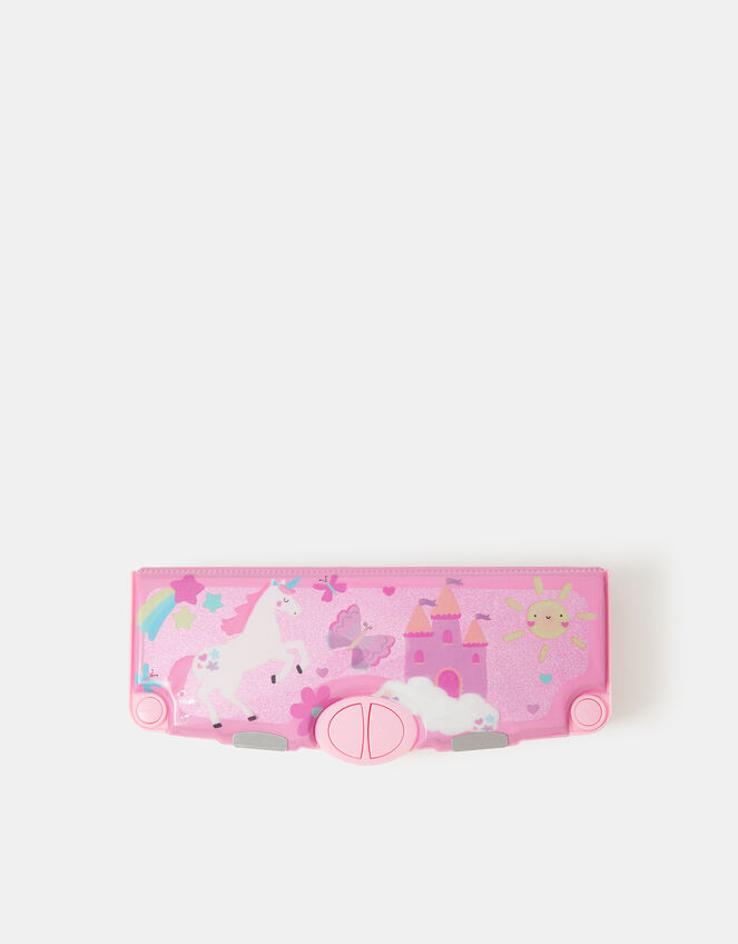 Girls Unicorn Pop-Out Pencil Case, , large