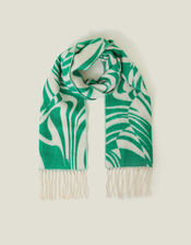 Abstract Print Blanket Scarf, , large