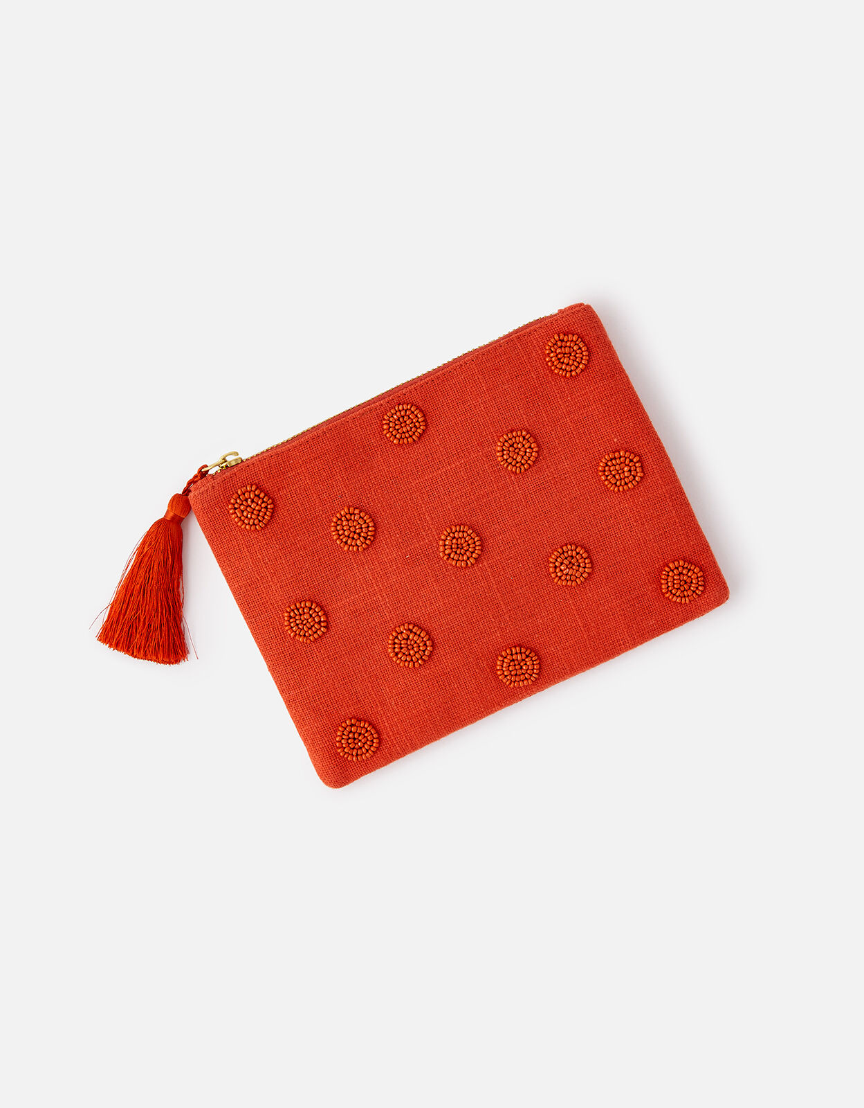 orange pouch bag