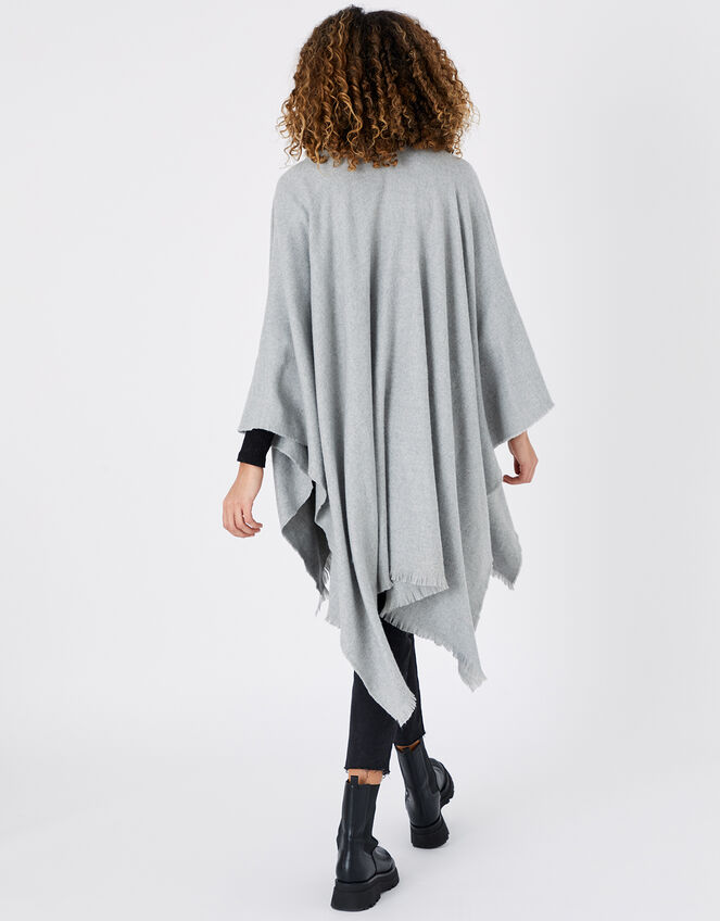 Metallic Blanket Wrap Scarf, , large
