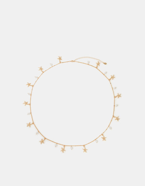 Starfish Pearl Belly Chain, , large