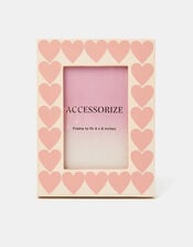 Heart Print Photo Frame 4 x 6, , large