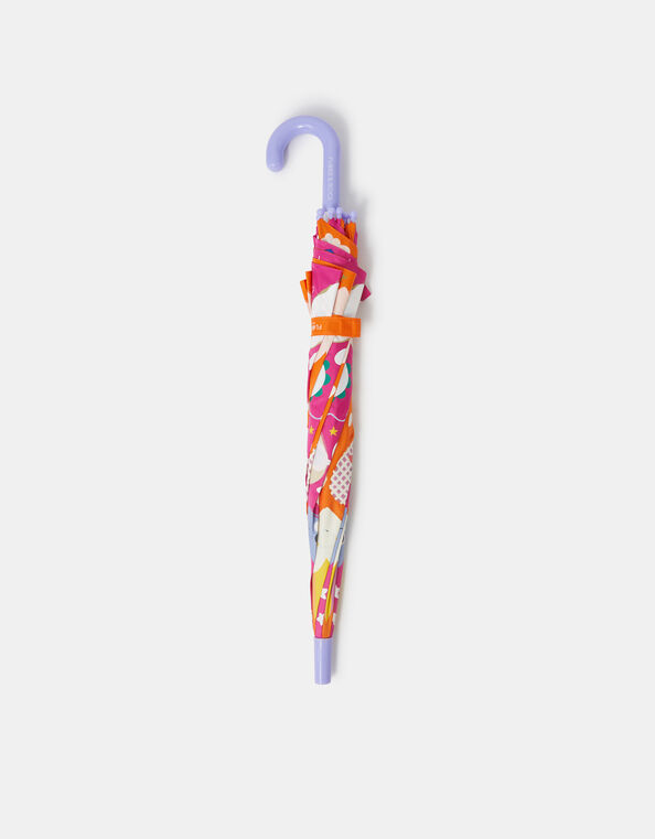 Floss & Rock Girls Heart Print Colour Changing Umbrella, , large