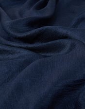 Lightweight Shimmer Scarf, Blue (NAVY), large