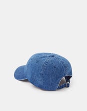 Heart Denim Baseball Cap, , large
