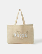 Bride Canvas Shopper Bag, , large