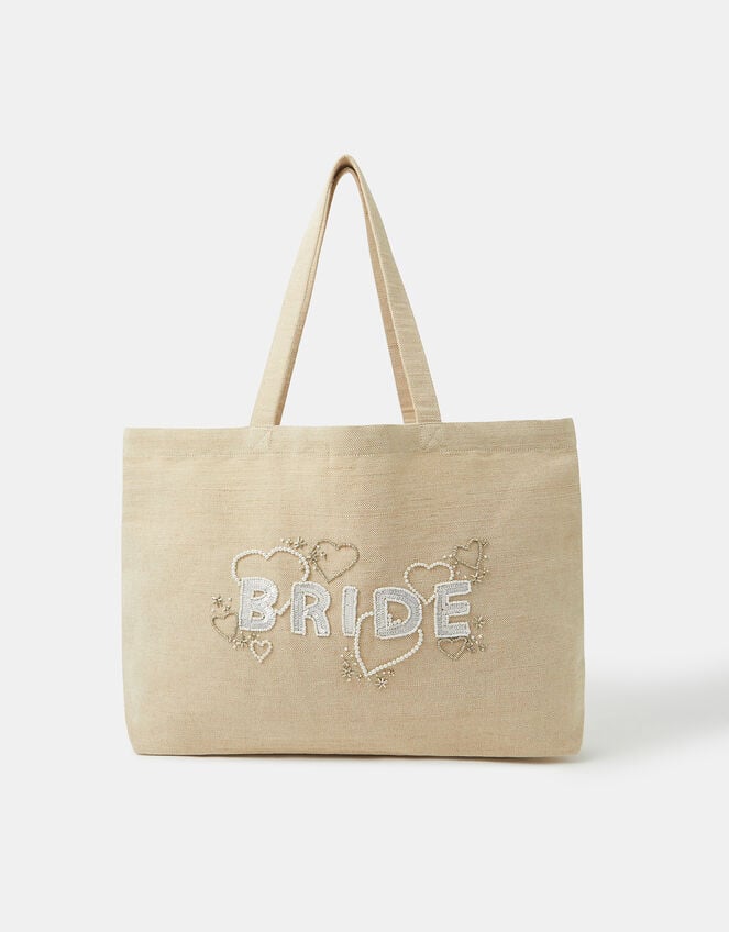 Bride Canvas Shopper Bag, , large