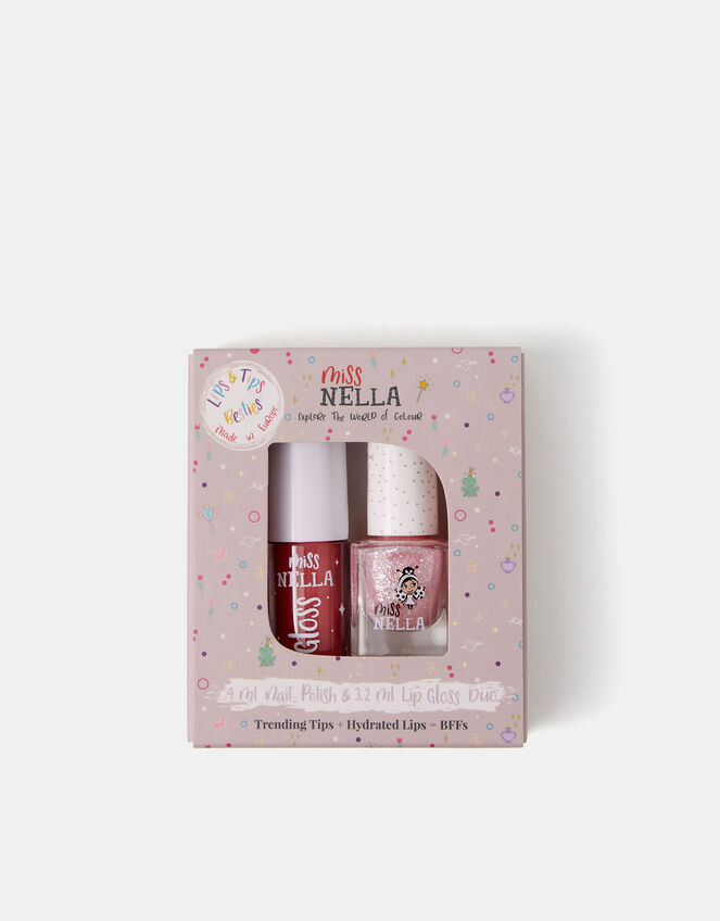 Miss Nella Lip Gloss & Nail Polish Set , , large