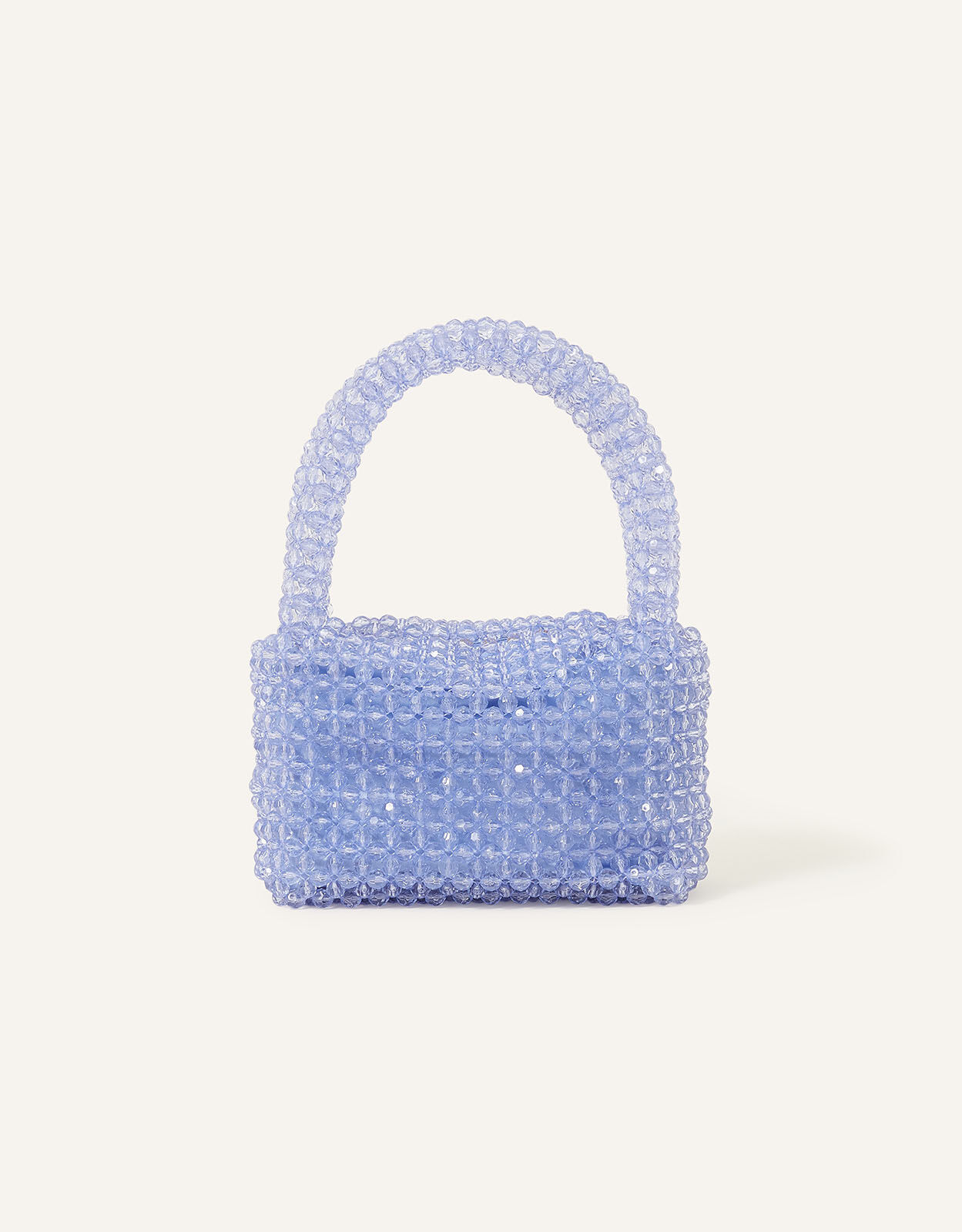 Blue beaded bag shop