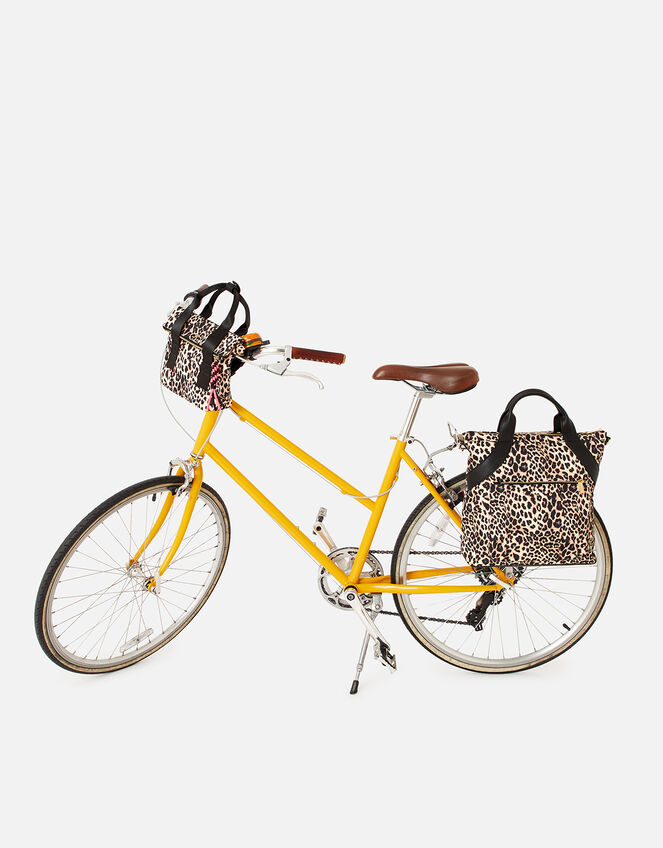 Leopard Cross-Body Bike Bag, , large