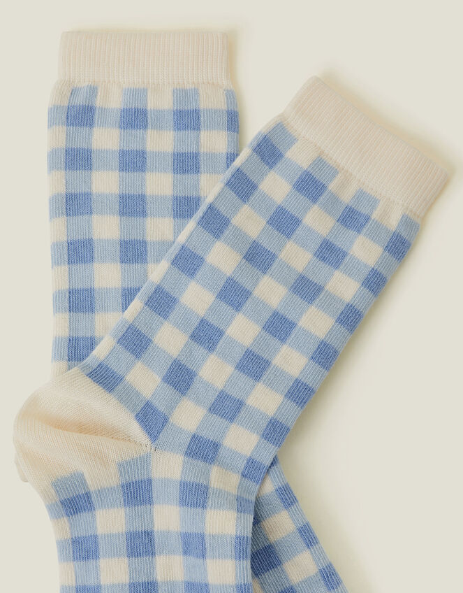 Gingham Socks, , large
