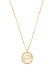 Gold-Plated Constellation Necklace - Aries, , large