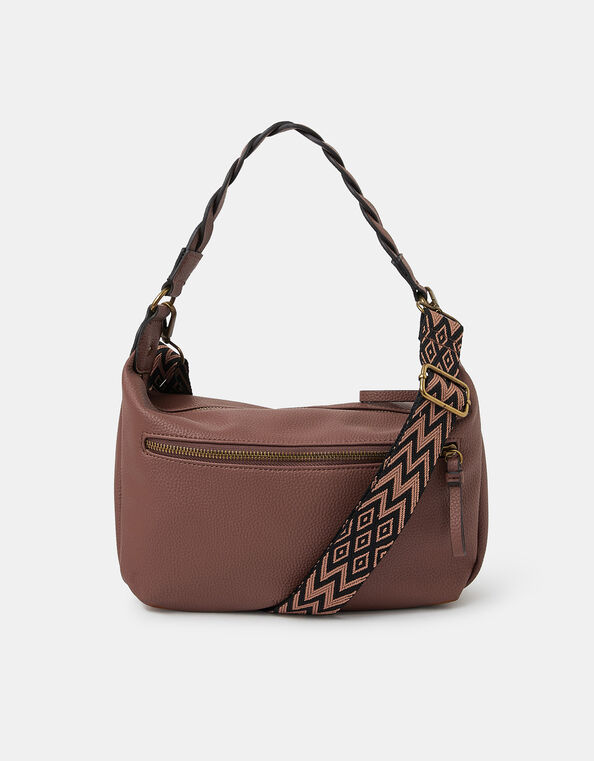 Multi Strap Crossbody Bag, Tan (TAN), large