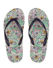 Floral Print EVA Flip Flops, Multi (BRIGHTS-MULTI), large