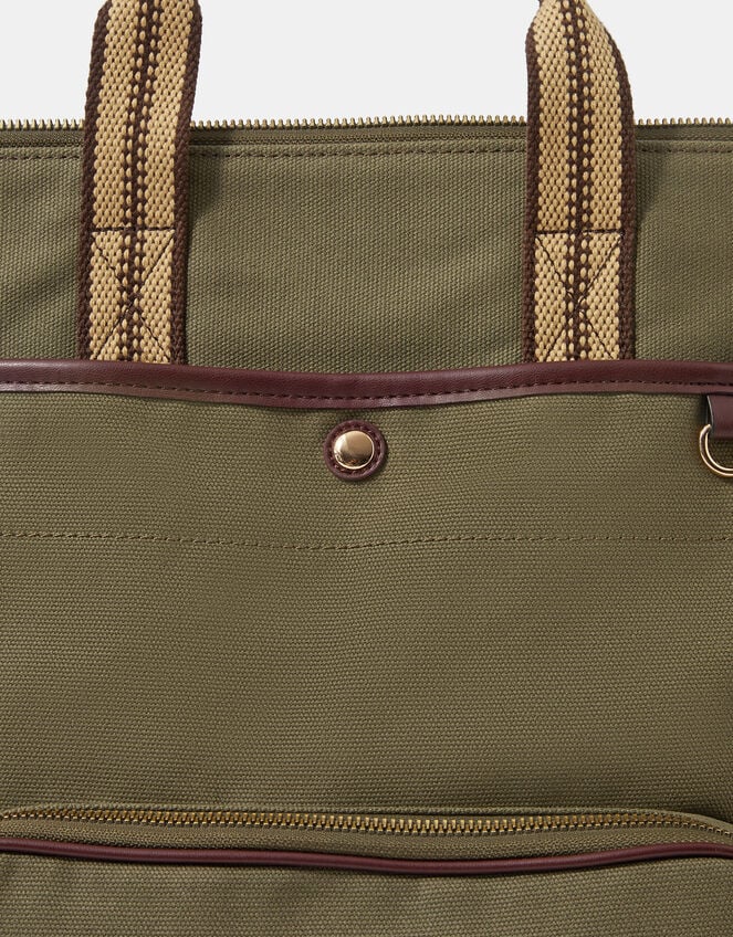 Multi-Pocket Canvas Backpack, , large