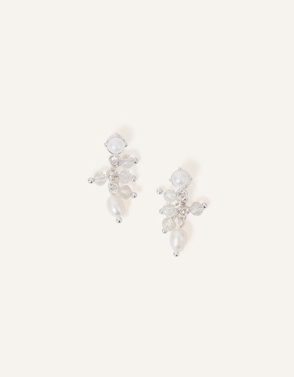 Freshwater Pearls Beaded Short Drop Earrings, , large