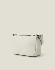 Floral Quilted Camera Bag, Cream (CREAM), large