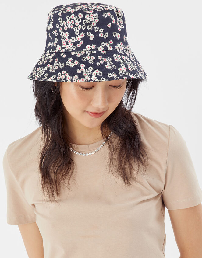Ditsy Floral Print Bucket Hat, , large