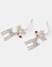 Christmas Reindeer Drop Earrings, , large