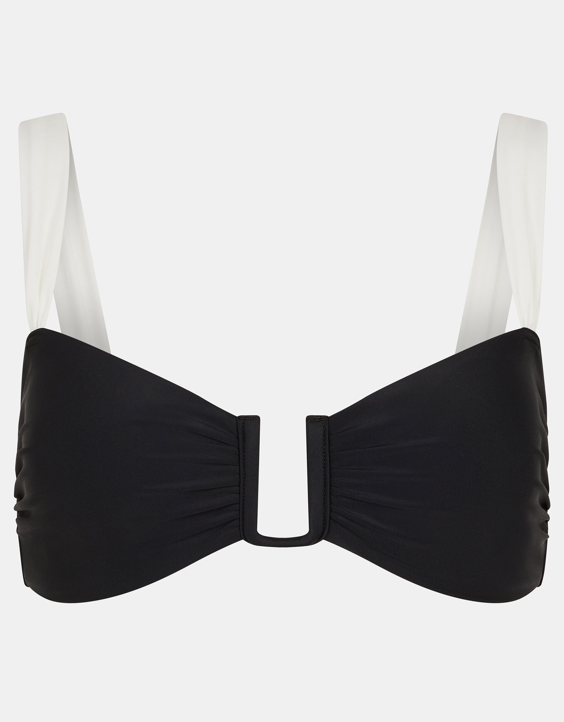 Mono U Bar Bikini Top, Black (BLACK WHITE), large