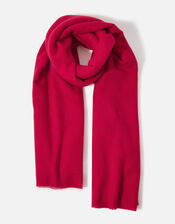 Wells Blanket Scarf, Red (RED), large
