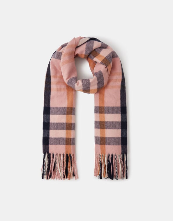 Check Print Blanket Scarf, , large