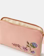 Floral Embroidered Coin Purse, , large