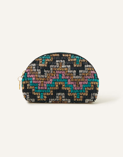 Geometric Beaded Coin Purse, , large
