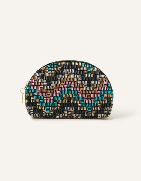 Geometric Beaded Coin Purse, , large