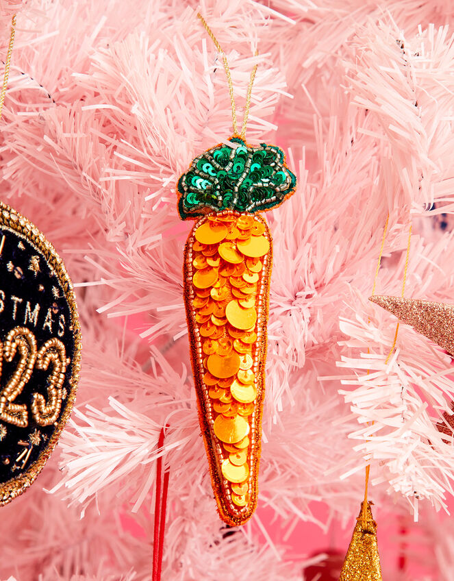 Embellished Carrot Hanging Decoration, , large