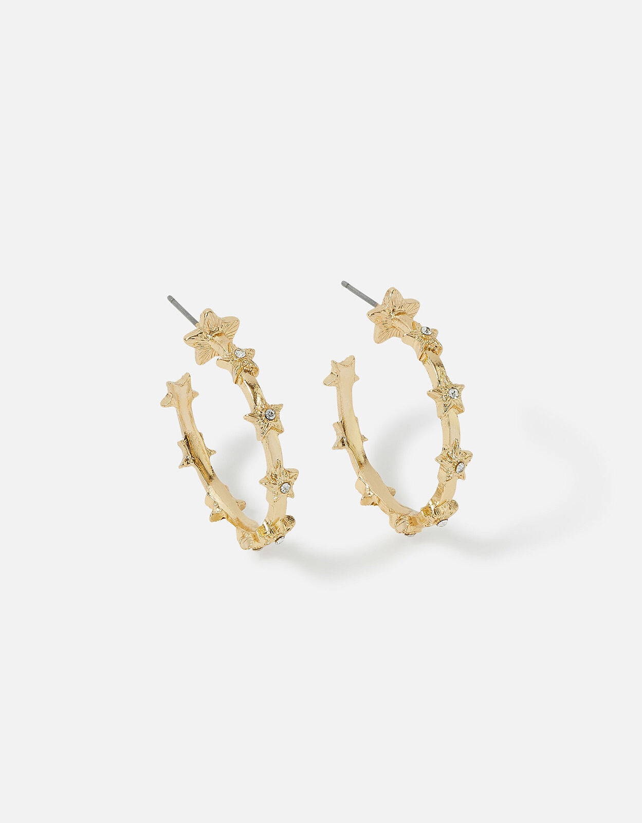 Star Hoop Earrings