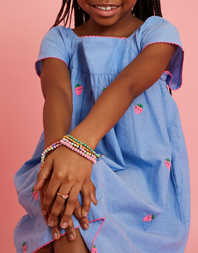 Girls Fruit Stretch Bracelets, , large