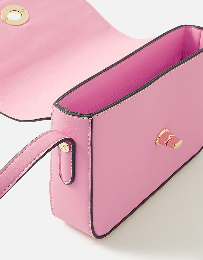 Lexi Lock Cross-Body Bag, Pink (PINK), large