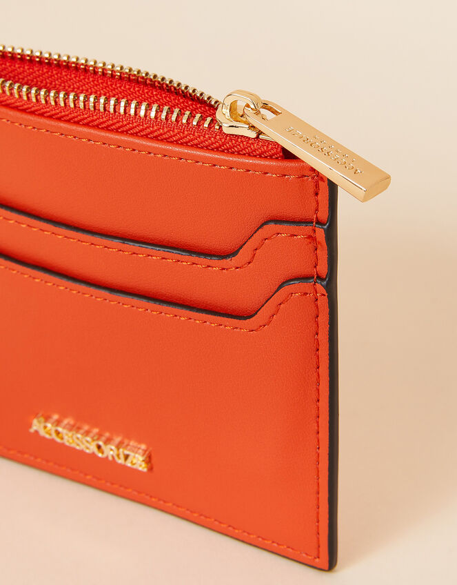 Zip Three-Part Card Holder, , large