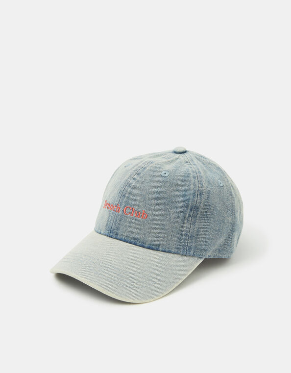 Brunch Club Denim Cap, , large