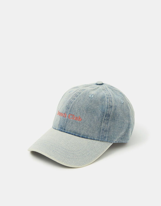 Brunch Club Denim Cap, , large
