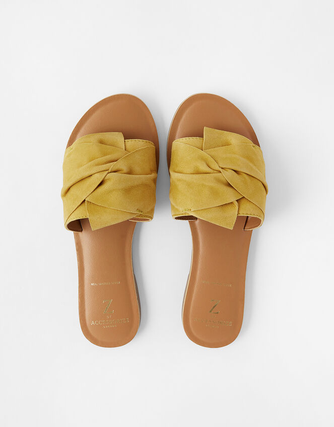 Perth Twist Sliders, Yellow (OCHRE), large