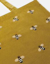 Bee Embroidered Shopper Bag, , large